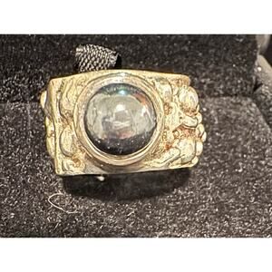 Size 8 Sterling Silver Ring With 8.5mm Tahitian Pearl